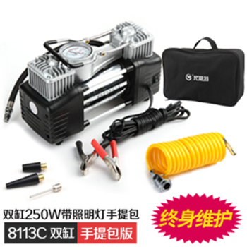 尤利特8114C車載充氣泵 雙缸強(qiáng)力，出行必備的便攜充氣解決方案